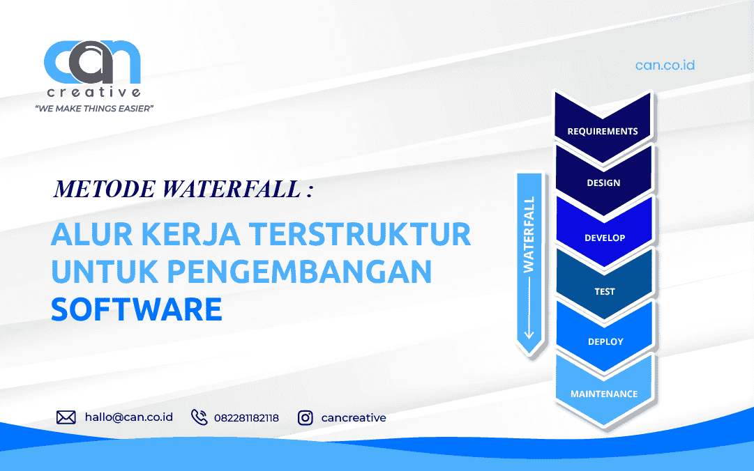 METODE WATERFALL: ALUR KERJA TERSTRUKTUR UNTUK PENGEMBANGAN SOFTWARE