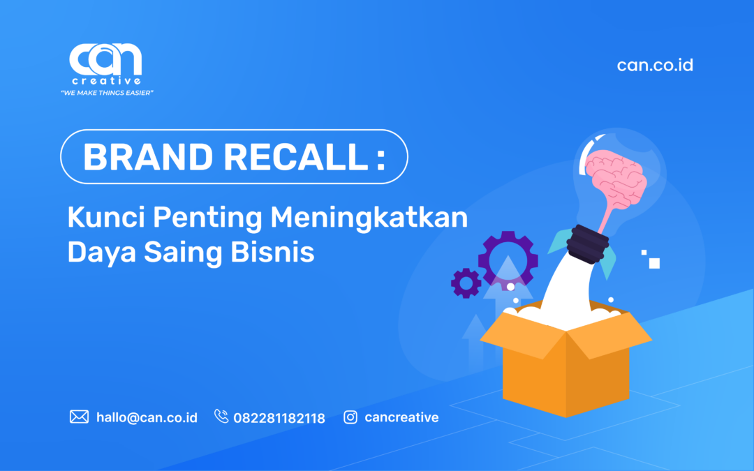 BRAND RECALL: KUNCI PENTING MENINGKATKAN DAYA SAING BISNIS